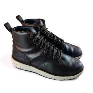 Danner Logger Boots Womens Size 8 Dark Cherry Vibram Bottom Hiking Lace Up